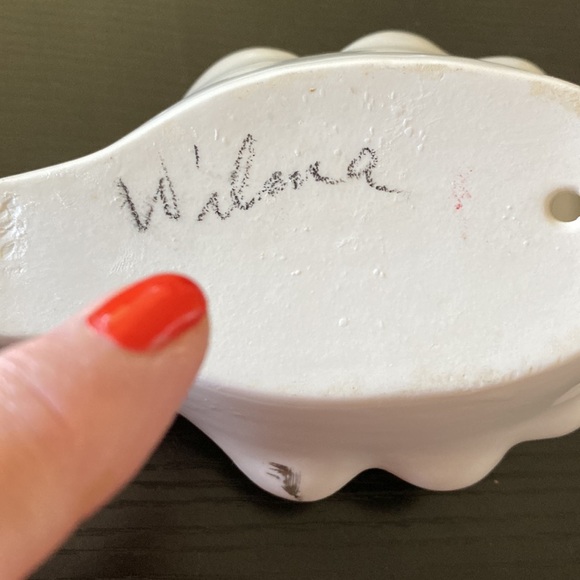 Sweet Vintage Ballerina Wall Pocket! - Picture 11 of 13